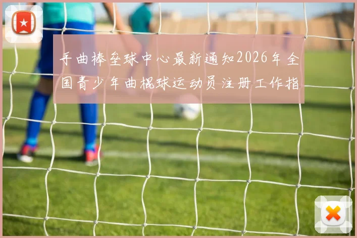 手曲棒垒球中心最新通知2026年全国青少年曲棍球运动员注册工作指南